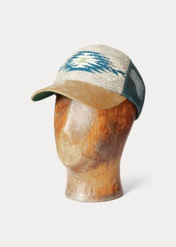 Ralph Lauren Southwestern Trucker Cap Šedé Viacfarebný | 3YT1gDcI