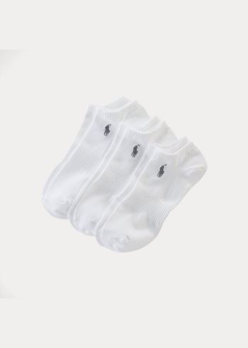 Ralph Lauren Sportovní Sock 3-Pack Bílé | BWlM2XyK