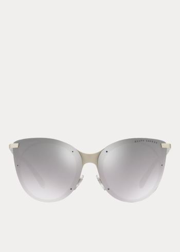 Ralph Lauren Square-Bridge Sunglasses Stříbrné | Q7z6UXa6