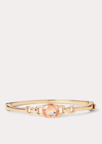 Ralph Lauren Stone Gold-Finished Bangle Zlaté | KiqXsiER
