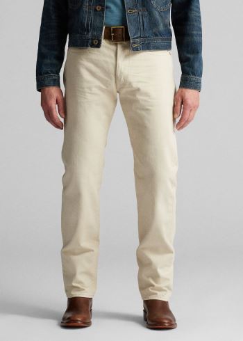 Ralph Lauren Straight Fit Jean Krém | gCm3NCJT