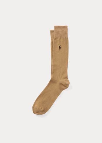Ralph Lauren Stretch-Bavlněné Trouser Socks Hnědé | XBe9UiF5