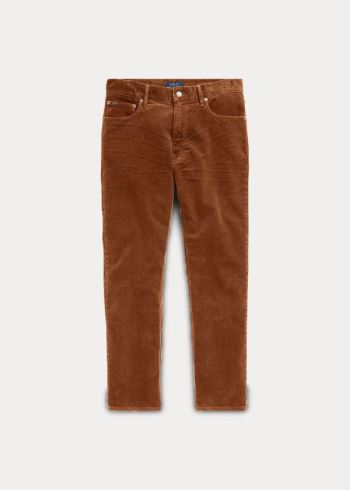 Ralph Lauren Stretch Classic Corduroy Pant Hnědé | 3asH3O7D