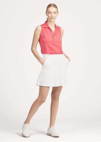 Ralph Lauren Stretch Golfové Skort Bílé | ndyY7JuK