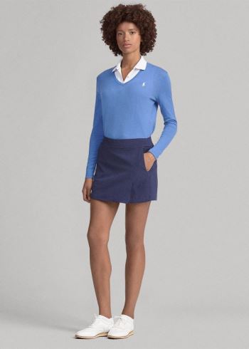 Ralph Lauren Stretch Golfové Skort Tmavě Blankyt | nvpAe6dk