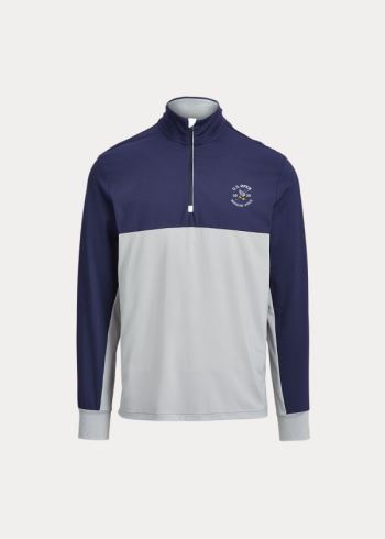 Ralph Lauren Stretch Jersey Pullover Šedé Tmavě Blankyt | 12Cr5fXI