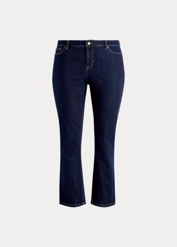 Ralph Lauren Stretch Premier Straight Jean Tmavě Blankyt | D1A5Gote
