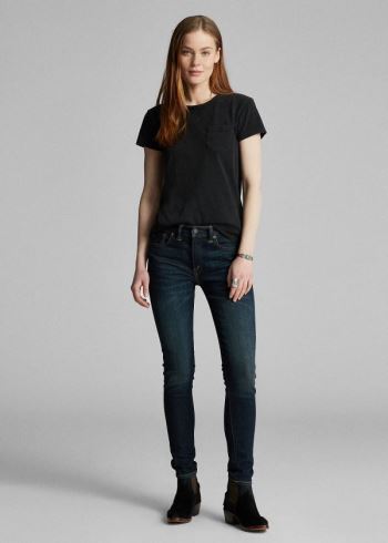 Ralph Lauren Stretch Skinny Jean Blankyt Blankyt Světle Modré | tn6gIpdM