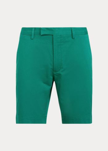 Ralph Lauren Stretch Slim Fit Twill Krátké Zelene | fKiHEhiT