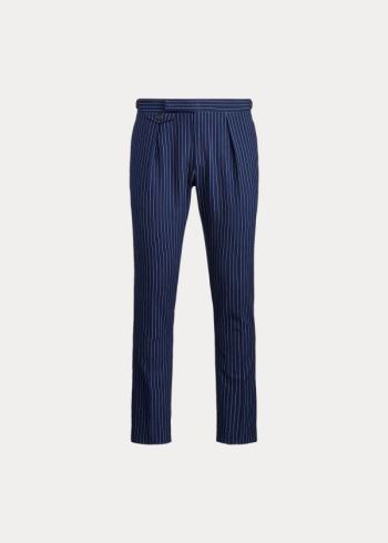 Ralph Lauren Striped Suit Trouser Tmavě Blankyt Bílé Proužek | xBh8nySw