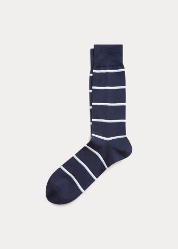 Ralph Lauren Striped Šaty Socks Tmavě Blankyt | BDyGJDVk