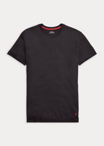 Ralph Lauren Supreme Pohodlí Crewneck Tee Černé | Q70ufj5m