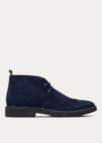 Ralph Lauren Talan Semišové Chukka Boot Tmavě Blankyt | XdbHwirO