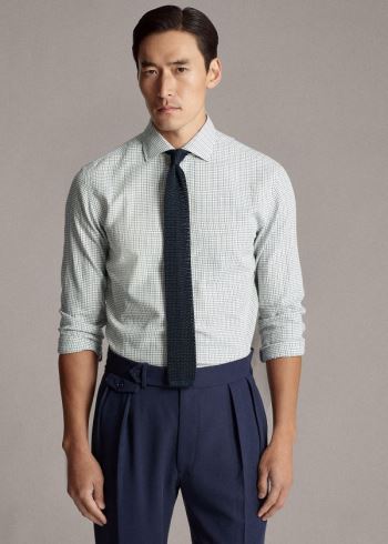 Ralph Lauren Tattersall Twill Shirt Krém | AopSgvQ1