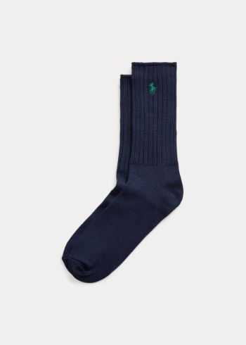 Ralph Lauren The Earth Crew Sock Tmavě Blankyt | IfnwQ0CX