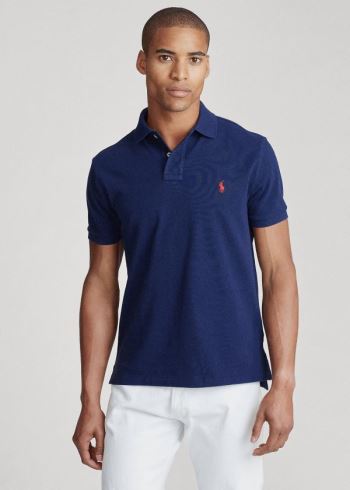 Ralph Lauren The Iconic Mesh Polo Shirt - All Fits Tmavě Blankyt Červené | UlPYdl9y