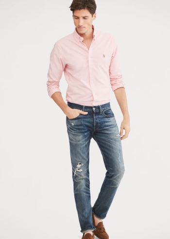 Ralph Lauren The Iconic Oxford Shirt Růžové | fHNLUKT1