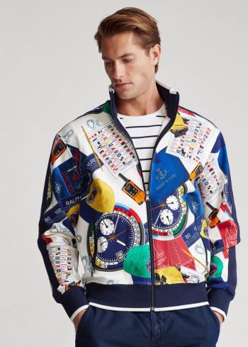 Ralph Lauren The Nautical Závodní Jacket Bílé Viacfarebný | fIT5q3Pl