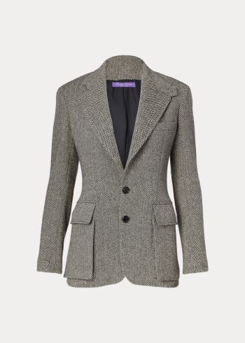 Ralph Lauren The Tweed Jacket Krém Černé | WLrqQSeu