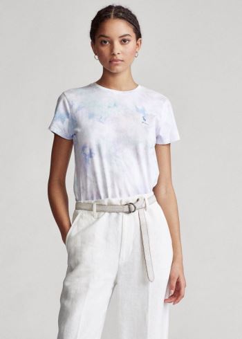 Ralph Lauren Tie-Dye Jersey Tee Bílé Viacfarebný | xKacXKGt