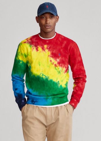 Ralph Lauren Tie-Dye Terry Sweatshirt Viacfarebný | WzyVIjRw