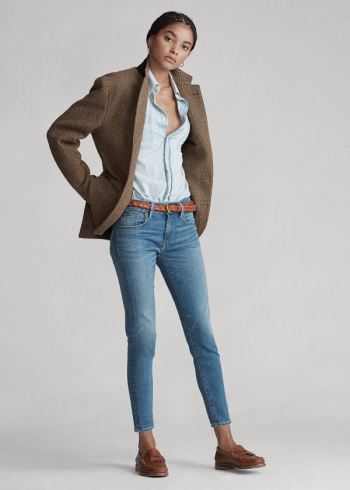 Ralph Lauren Tompkins Skinny Crop Jean Indigo | qksptnqU
