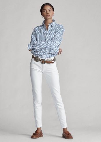 Ralph Lauren Tompkins Skinny Jean Bílé | BQgYQQ02