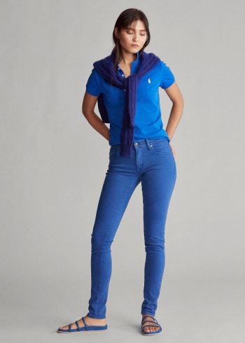 Ralph Lauren Tompkins Stretch Skinny Jean Blankyt | iBH8r7kT