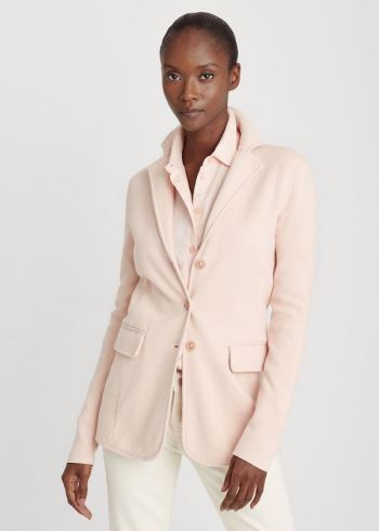 Ralph Lauren Tubular-Trimmed Blazer Růžové | mKpZHcFx