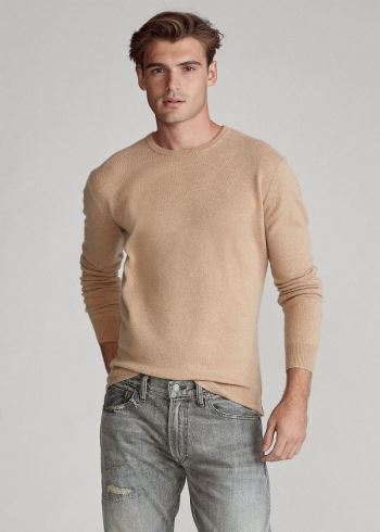 Ralph Lauren Washable Cashmere Svetrové Hnědé | RsRSwLb2