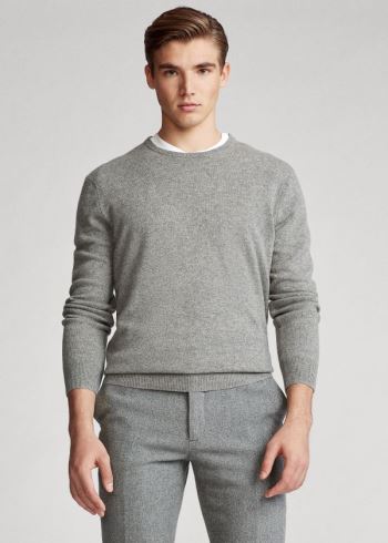 Ralph Lauren Washable Cashmere Svetrové Šedé | h97Rxov5
