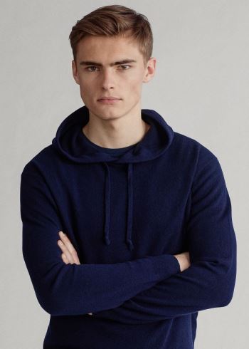 Ralph Lauren Washable Cashmere Svetrové Tmavě Blankyt | lcueAigc