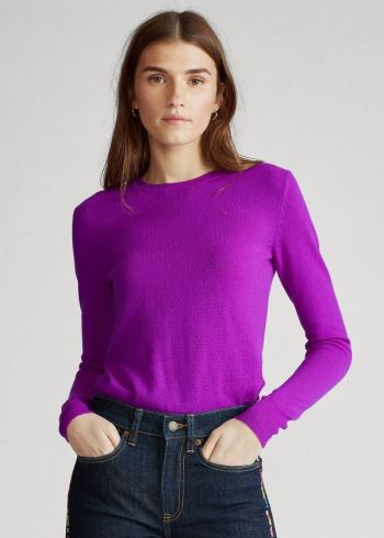 Ralph Lauren Washable Cashmere Svetrové Fialové | ugM5Eqg9