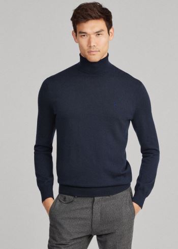 Ralph Lauren Washable Merino Wool Svetrové Tmavě Blankyt | obvU5QxU
