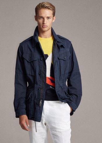 Ralph Lauren Whitton Field Jacket Tmavě Blankyt | baoQAC5B