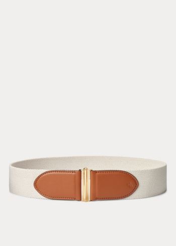 Ralph Lauren Woven Stretch Belt Hnědé | IMplTBUt