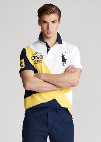 Ralph Lauren Yacht Club Mesh Polo Shirt - All Fits Bílé Viacfarebný | SuqVZ9Iy