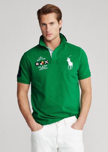 Ralph Lauren Yacht Club Mesh Polo Shirt - All Fits Zelene | oS7VhP0n